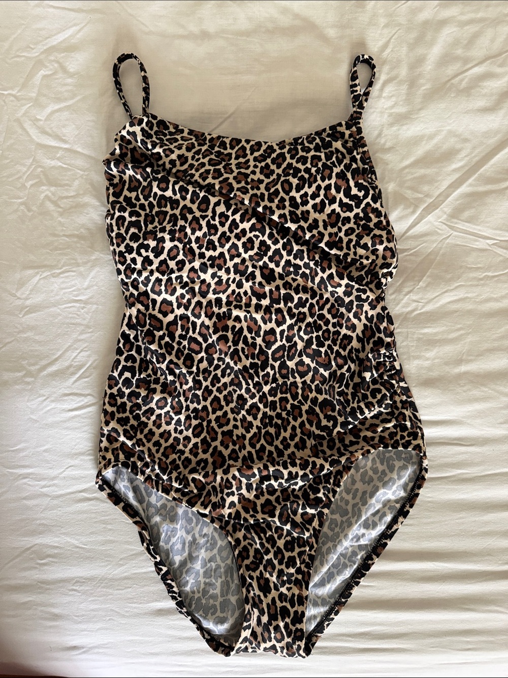 Leopard Print One-Piece Swimsuit